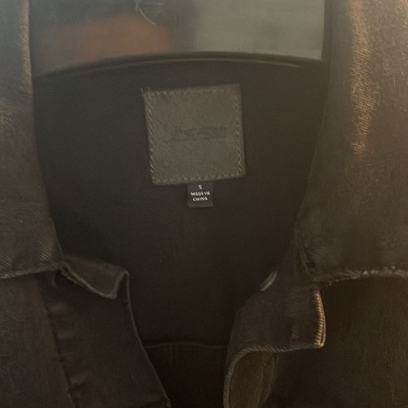 Black distressed Jean jacket - Picture 4 of 6